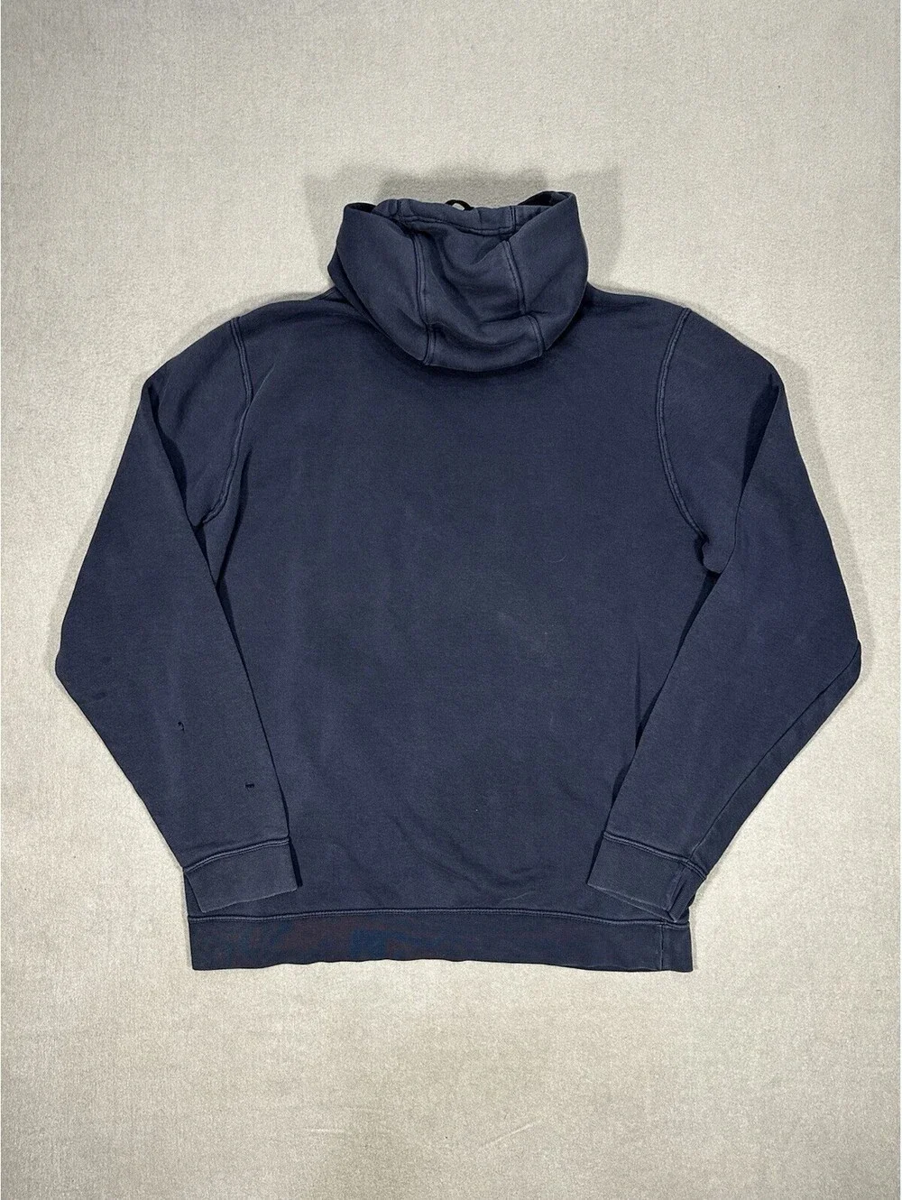 Nike Mens Large Navy Hoodie Large Logo Swoosh Pullover Sweatshirt FA18